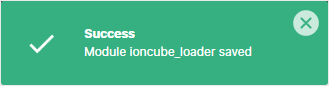 CL ioncube loader enabled
