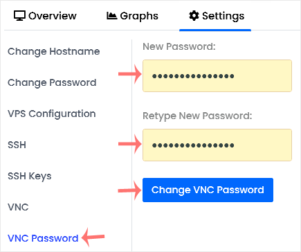 Virtualizor Change VNC Password Final