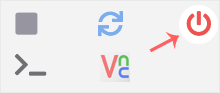 Virtualizor power off