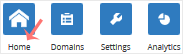Cloudflare home menu