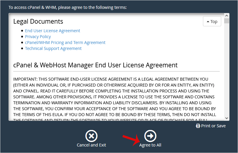 Cp whm agreement accept