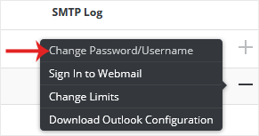 Da emailacct changepass