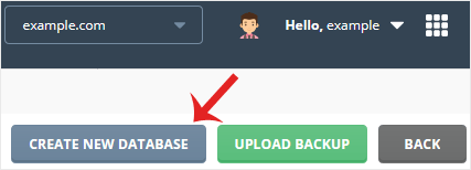 Da mysql createnew