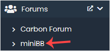 MiniBB softaculous
