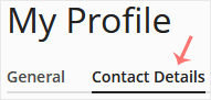 Plesk client contact details tab
