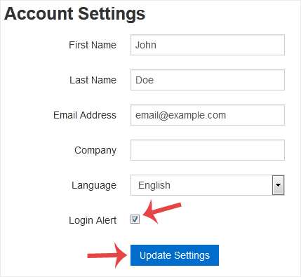 Solsuvm login alert enable disable