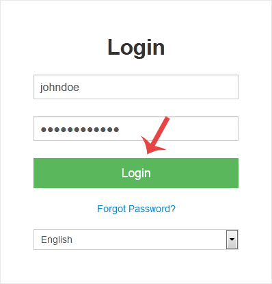 Solusvm login page