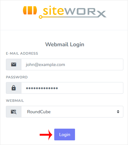 Webmail page