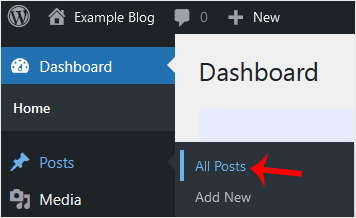 Wp first time all post